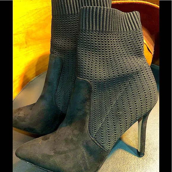 Catherine Malandrino Shoes Catherine Malandrino Suede And Knit